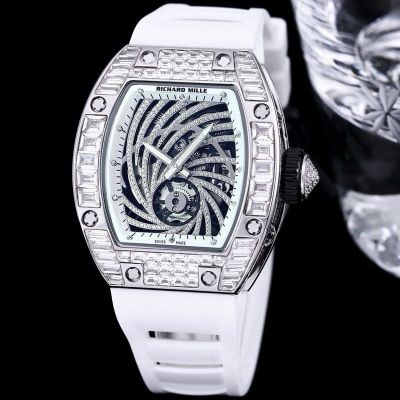 Richard Mille RM51-02 stainless steel and White Diamond Diameter 43mm watch